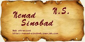 Nenad Sinobad vizit kartica